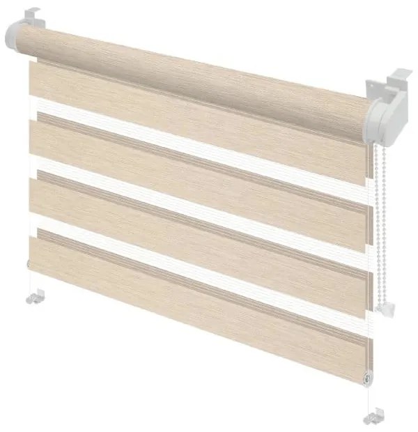 Кремава ролетна щора ден и нощ 42,5x150 cm Zebra Silvalin – Gardinia