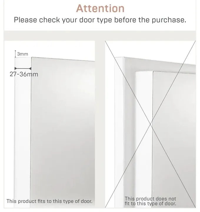 Черна метална закачалка за врата 30 cm Tower - YAMAZAKI