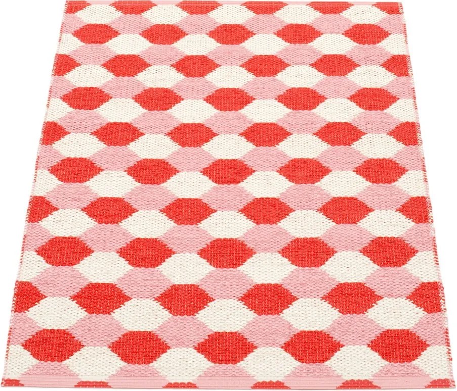 Червен килим за открито и закрито 70x100 cm Dana Coral – Pappelina