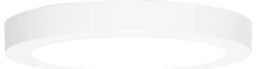 Повърхностен или вграден прожектор бял 18 см вкл. LED 3-стъпков димиране до топло с DIP превключвател - Trans