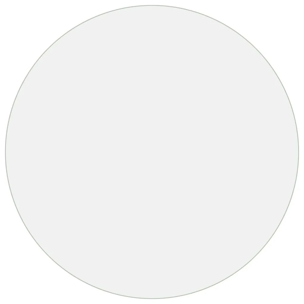 288252 vidaXL Протектор за маса, мат, Ø 100 см, 1,6 мм, PVC