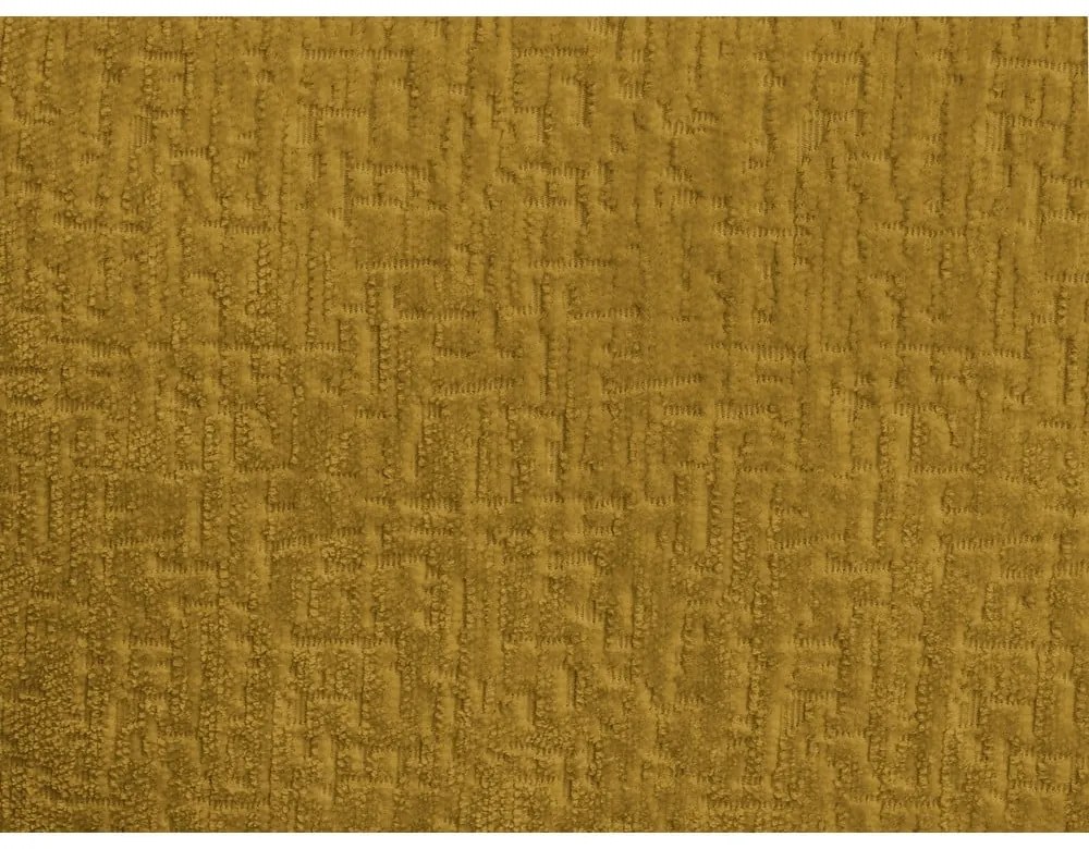 Шенилов сгъваем диван в цвят горчица 228 cm Neyo – Bobochic Paris