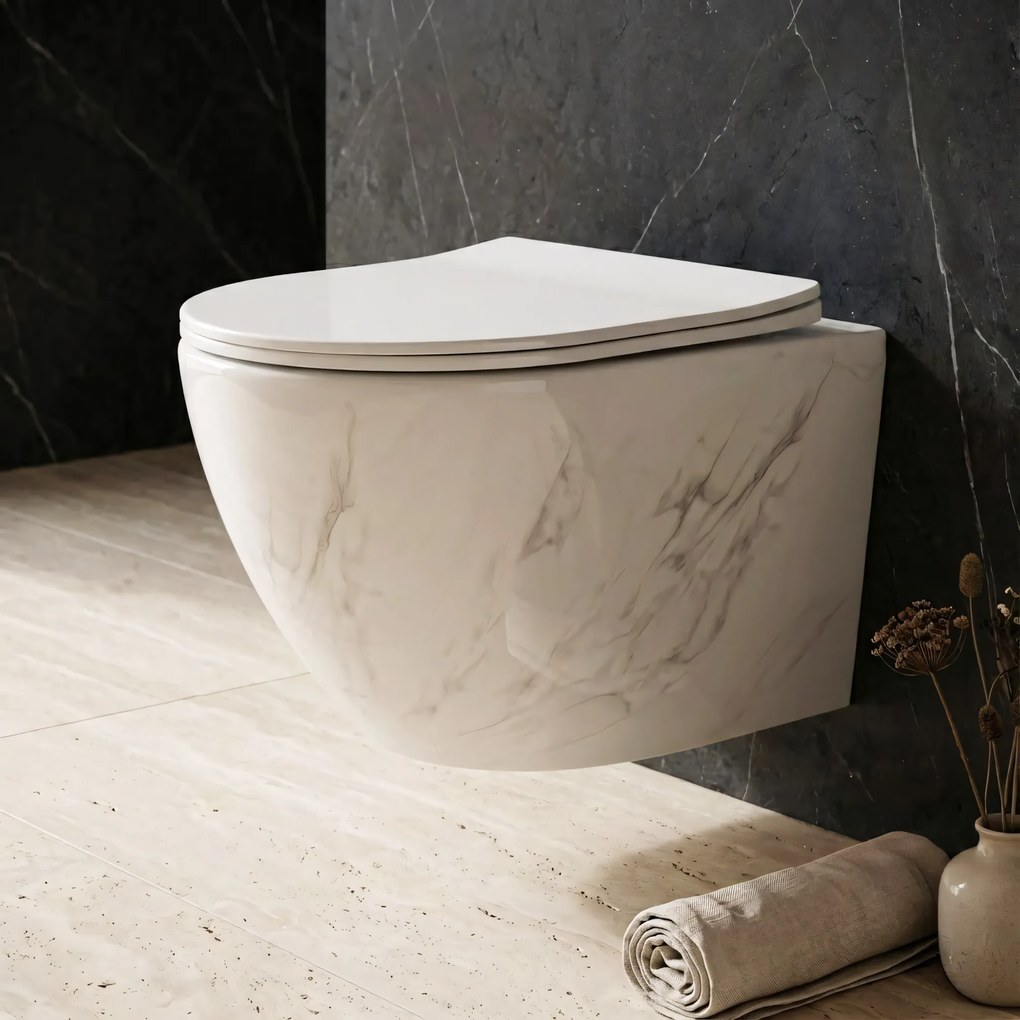 Тоалетна чиния Rea Carlos Nature Marble