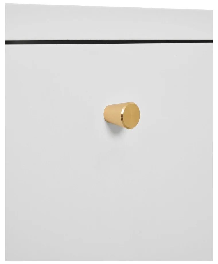 Бяло метално нощно шкафче Dalby – House Nordic