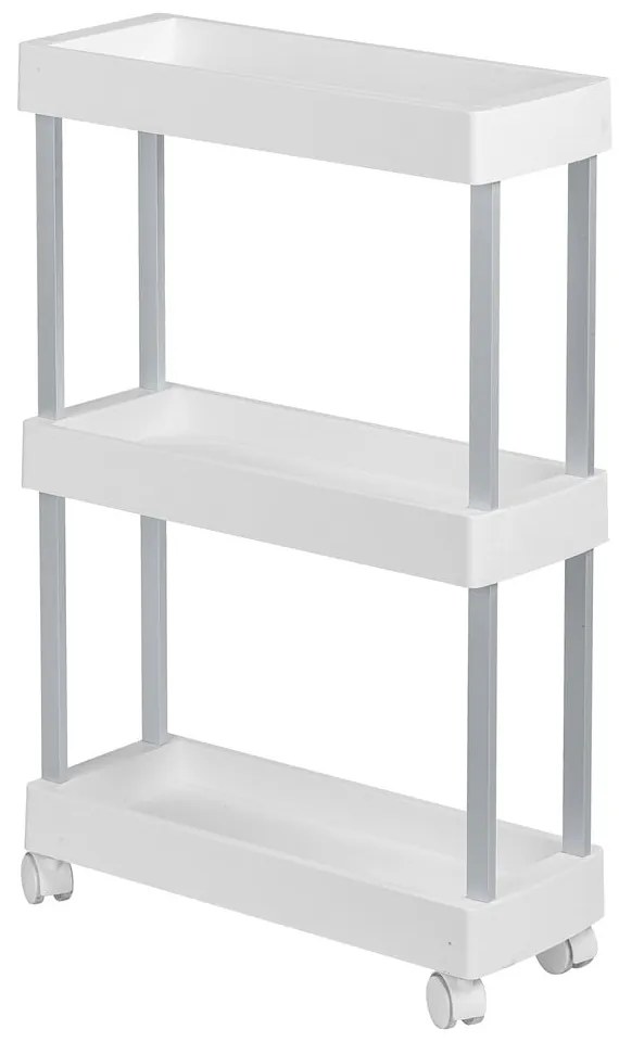 Бял пластмасов подвижен рафт 45x80 cm Mino - Wenko