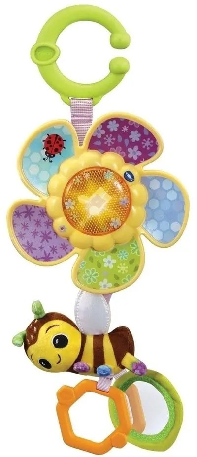Vtech - Интерактивна играчка, Светеща дрънкалка, Пчеличка, 29x23x12 см
