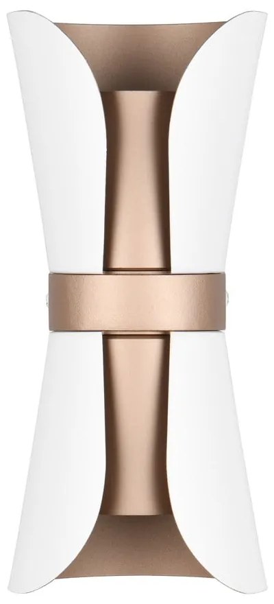 Бяло-бронзова стенна лампа Coat – Trio