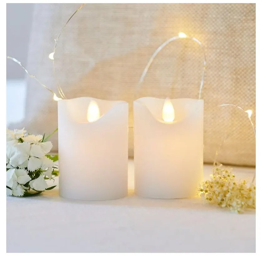 Бели светлинни декорации в комплект от 2 Sara Mini - Sirius