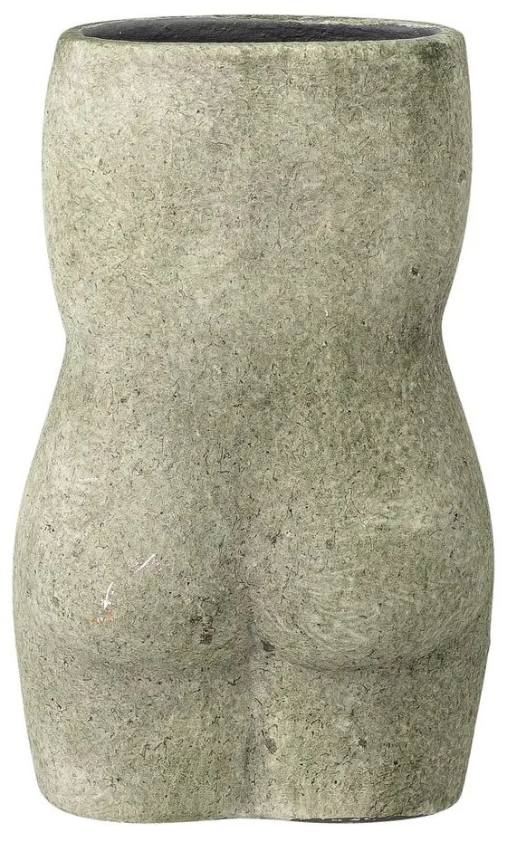 Сиво-зелена теракотена ваза, височина 16 cm Emeli - Bloomingville