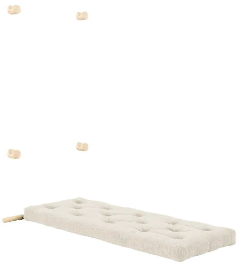 Кремаво кресло от рипсено кадифе Hooked – Karup Design