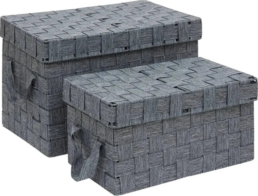 Сет кутии 5five Lise, Правоъгълни, 2 бр - Бежов