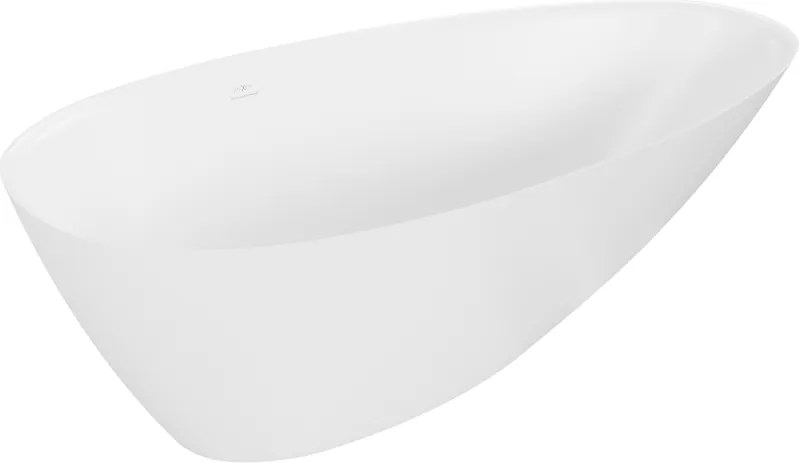 Mexen Milano самостоятелна вана от конгломерат 170 x 86 см, бяла мат - 57301708500