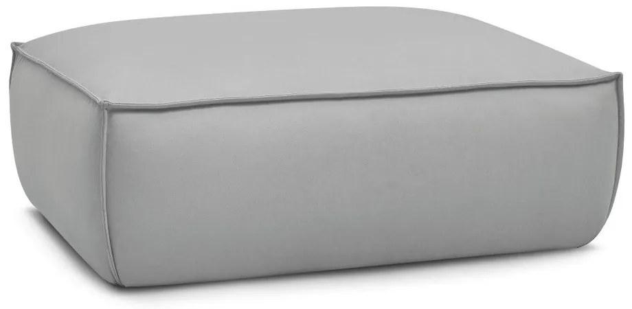 Светлосива табуретка от изкуствена кожа Boheme – Bobochic Paris