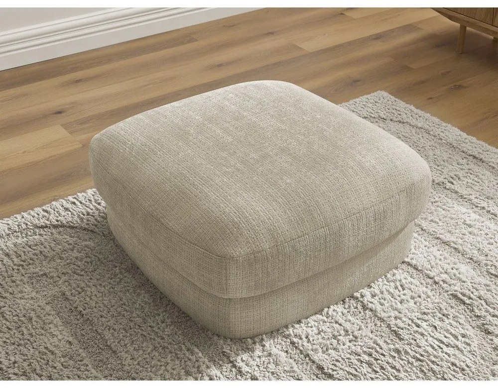 Бежова шенилова табуретка Leonore – Bobochic Paris