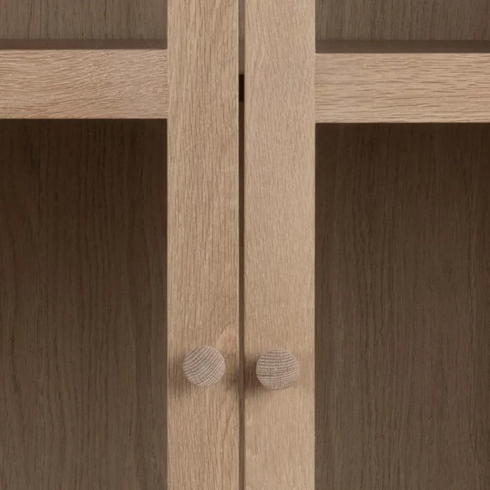 Витрина в дъбов декор 80x145 cm Aston - Actona