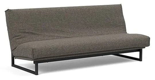 Сиво-кафяв разтегателен диван 200 cm Fraction – Innovation