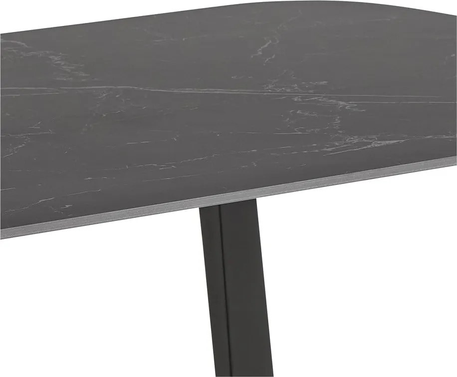 Трапезна маса с керамичен плот 90x180 cm Antalya – Actona