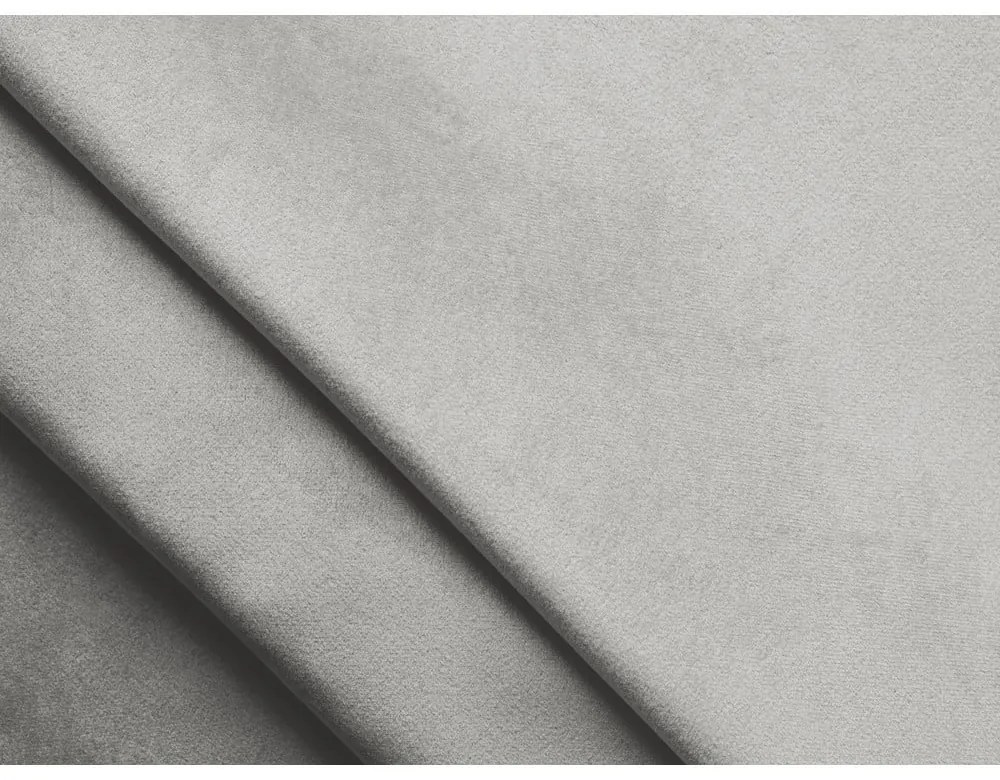 Светлосиво двойно тапицирано легло с място за съхранение и включена подматрачна рамка 180x200 cm Anani – Makamii