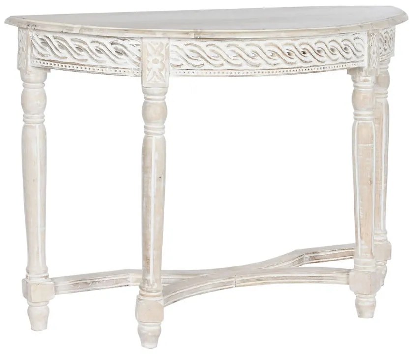 Console Home ESPRIT Бял Дърво манго 114,3 x 38,1 x 82 cm