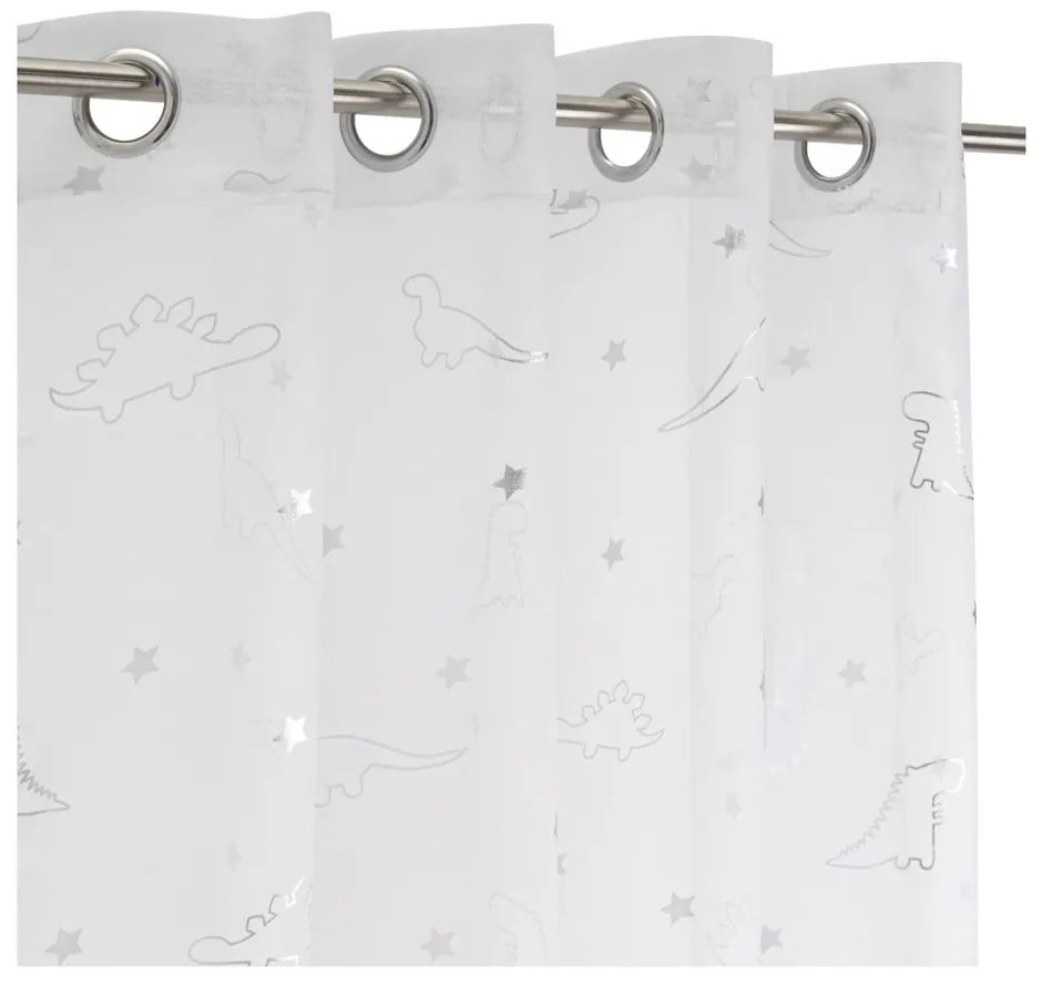 Бяло-сребриста завеса 140x260 cm Dinos – Casa Selección