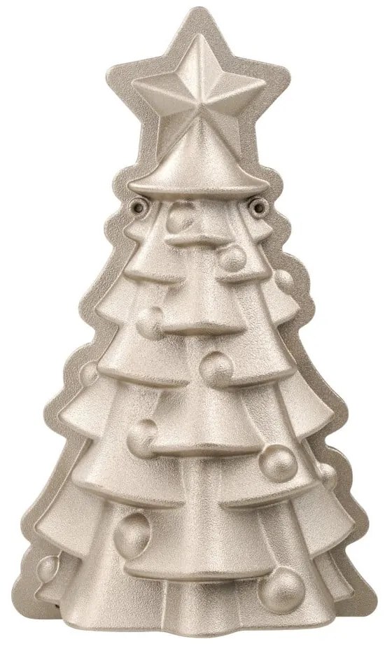 Бежова алуминиева форма за печене , 16 x 26 cm White Christmas Baking - Dr. Oetker