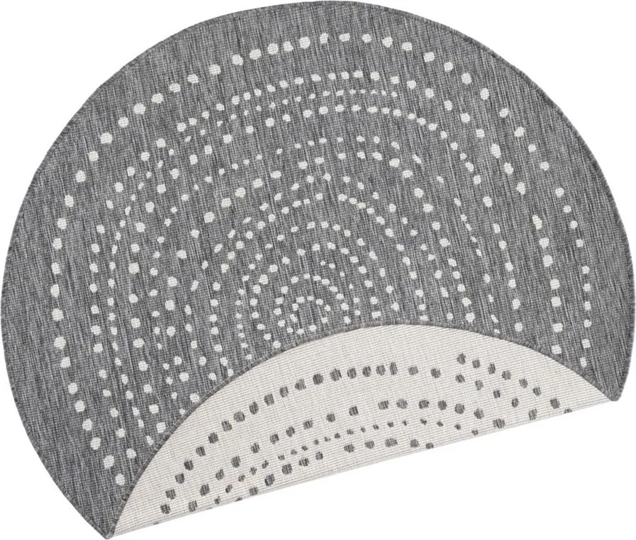 Сив килим за открито , ⌀ 140 cm Bali - NORTHRUGS