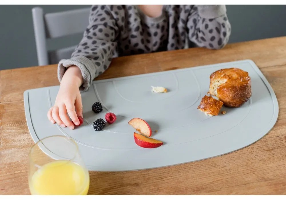 Синя силиконова подложка Rainbow, 47 x 26 cm - Kindsgut