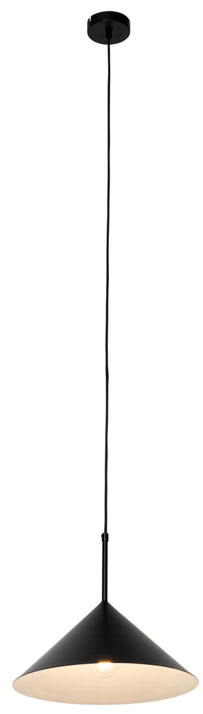 Дизайнерски висящ аплик черен - Triangolo