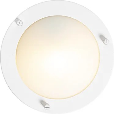 Модерна таванна лампа бяла 18 см IP44 - Yuma