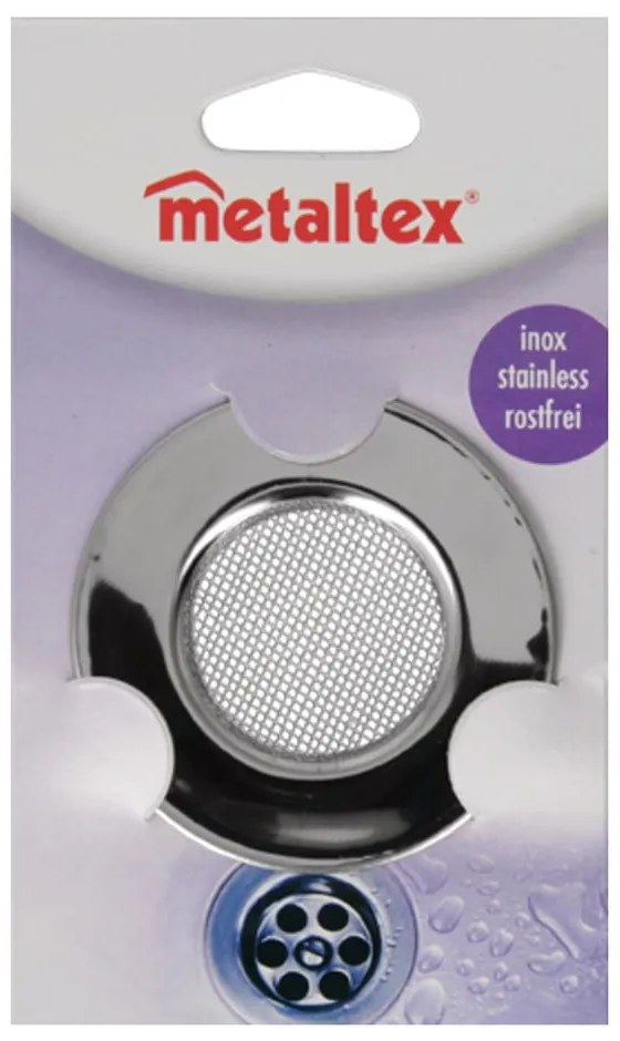 Филтър за мивка от неръждаема стомана, ø 7,5 cm - Metaltex