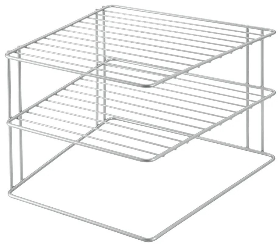 Стоманен допълнителен рафт в сребрист цвят 25x25 cm Palio – Metaltex
