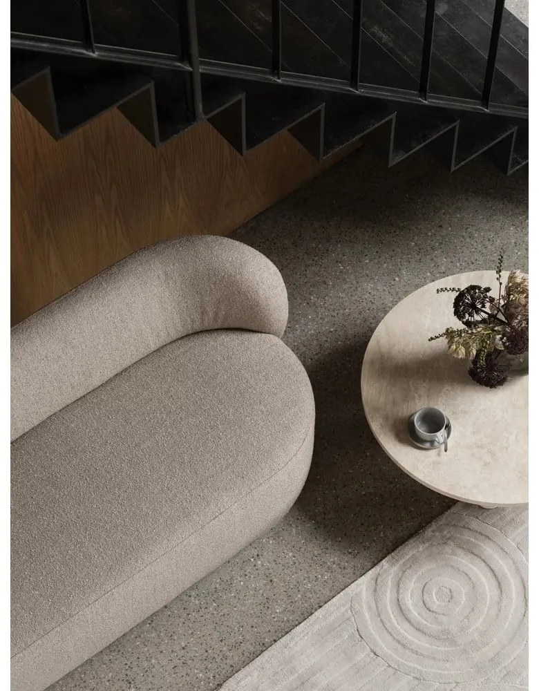 Бежова каменна кръгла масичка за кафе ø 75 cm Volos – Blomus