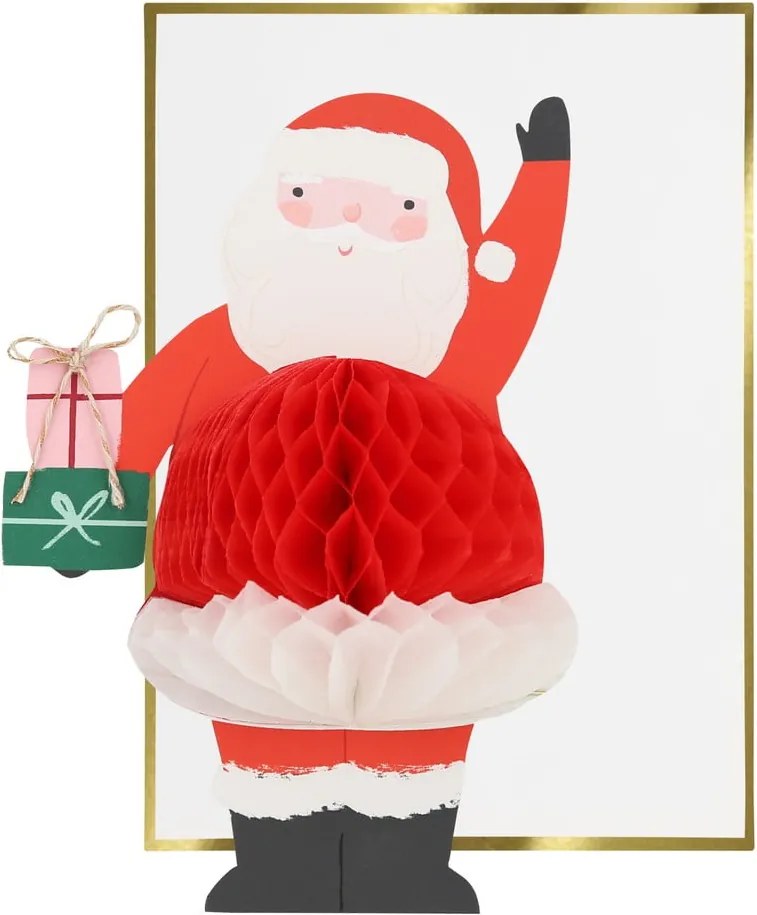 Коледна картичка Santa – Meri Meri