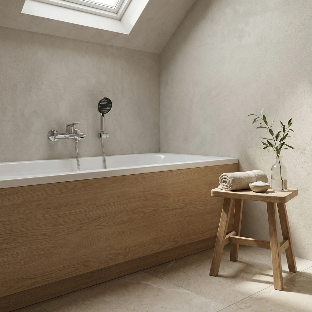 Смесител за вана PREMIUM REA Vision Chrome