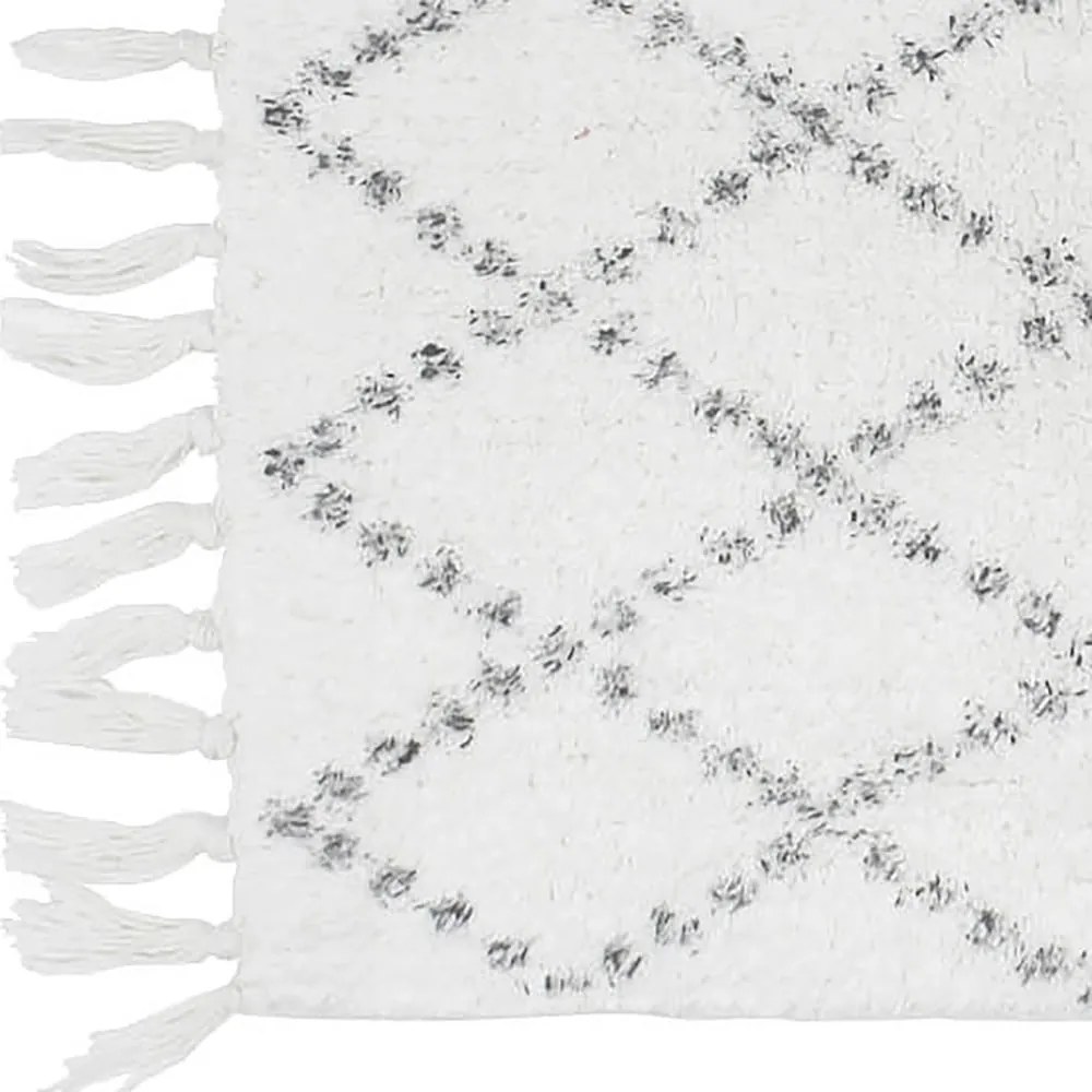 Бял килим за баня 50x80 cm Latika – douceur d'intérieur