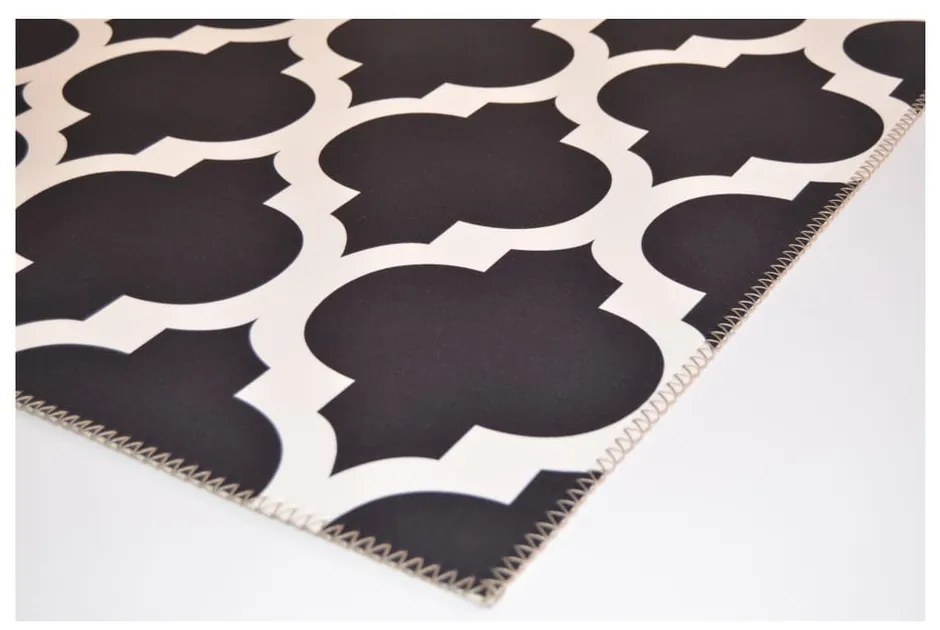 Черно-бял килим Elisabeth, 50 x 80 cm Geo - Vitaus