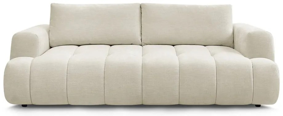 Бежов сгъваем/с място за съхранение диван 251 cm Fuji – Bobochic Paris