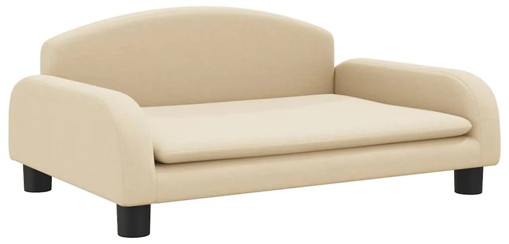 3196357 vidaXL Детски диван, кремава, 70x45x30 см, текстил