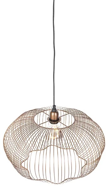 Индустриален висящ аплик мед 49 см - Finn