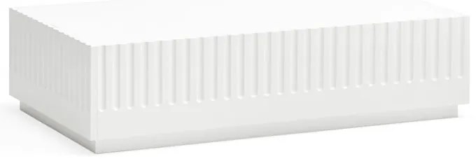 Бяла масичка за кафе с 2 чекмеджета Doric - Teulat