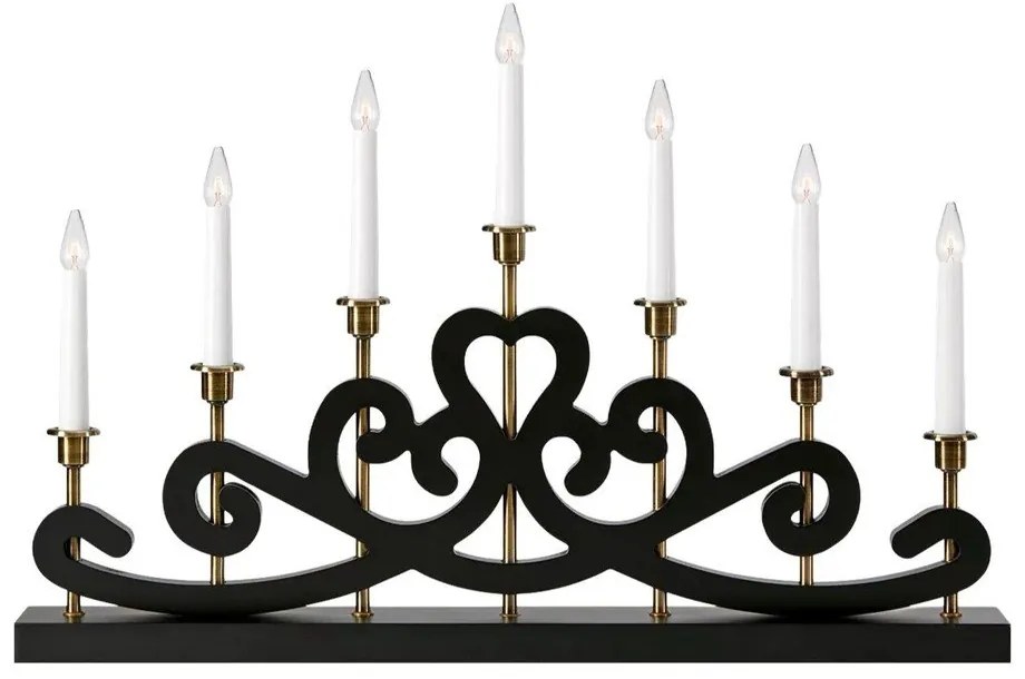 Черна коледна светлинна украса Nightfall – Markslöjd