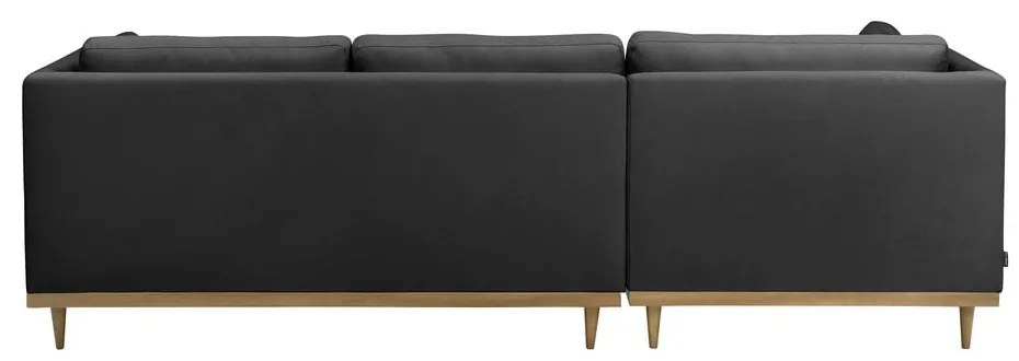 Тъмно сив ъглов диван , ляв ъгъл Larsen - Max Winzer