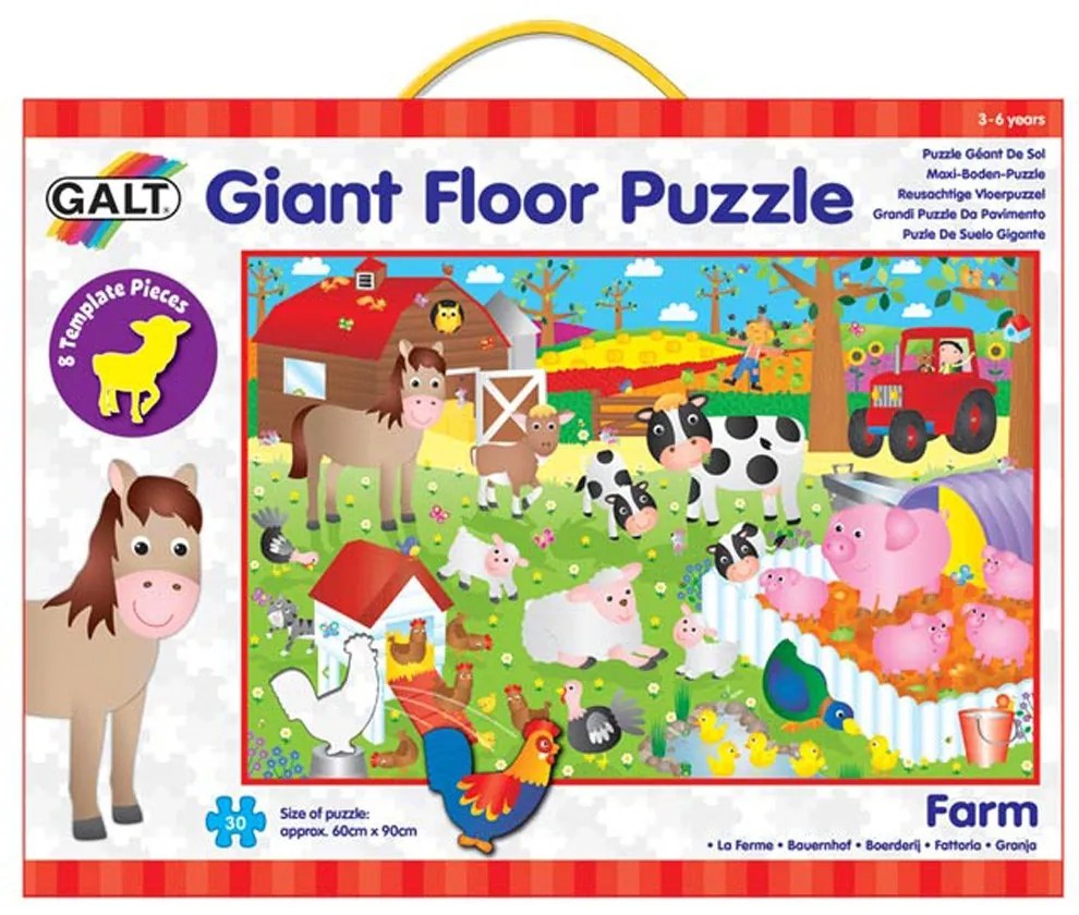 Galt - Гигантски пъзел за под "Ферма"