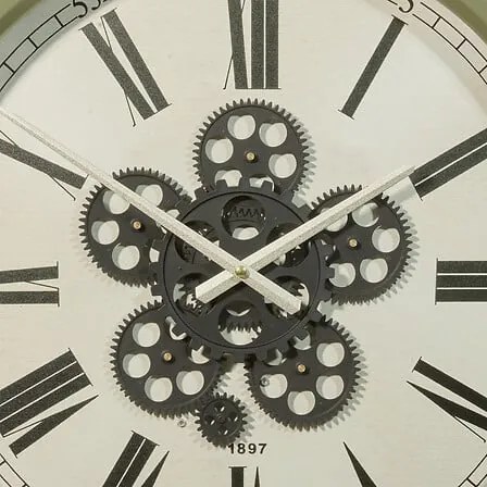 Стенен часовник atmosphera Argo, механизъм, метал и стъкло, Ø52 cm