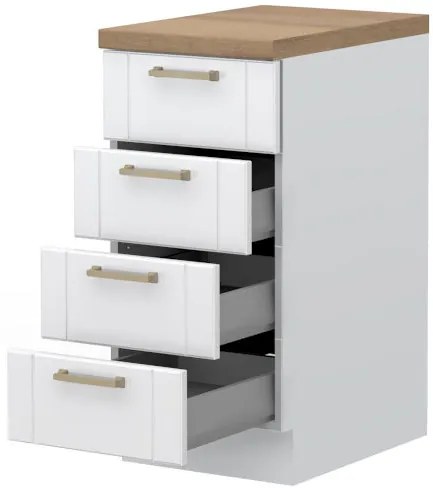 Подов шкаф Tahoma R-40-4MBOX-White matte