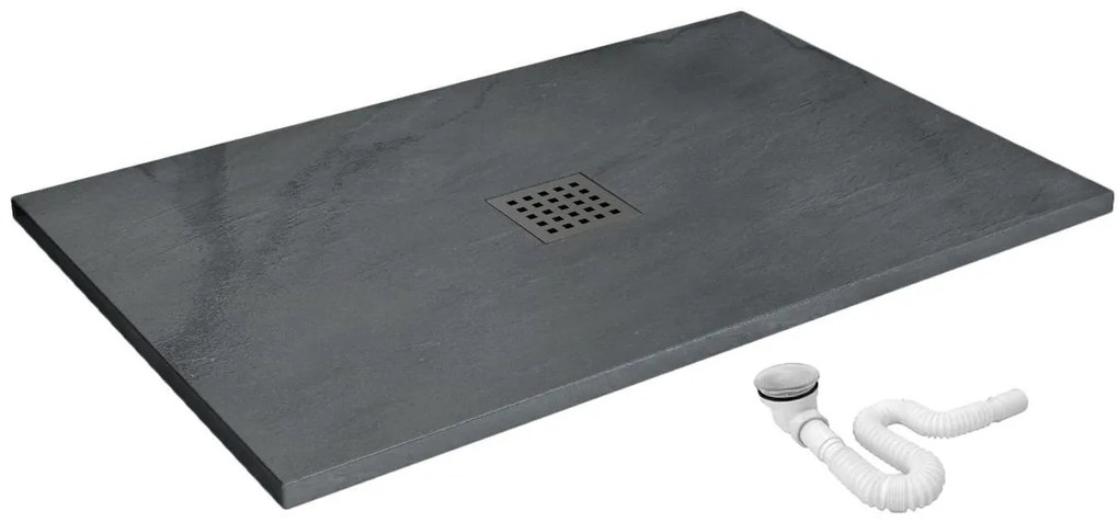 Корито за душ кабина Rea Grey Rock 80x120