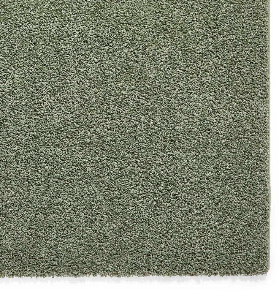 Зелен килим от рециклирани влакна подходящ за пране 80x150 cm Bali – Think Rugs