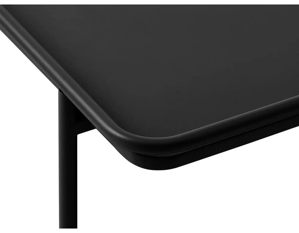Черна метална масичка за кафе 75x75 cm Yuba – Unique Furniture