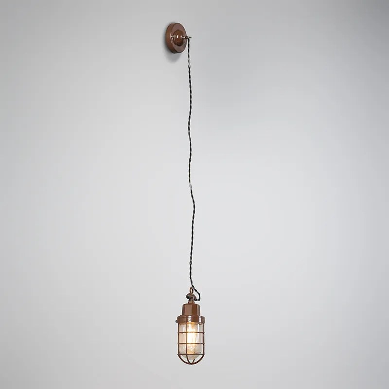 Висяща лампа Port кафява