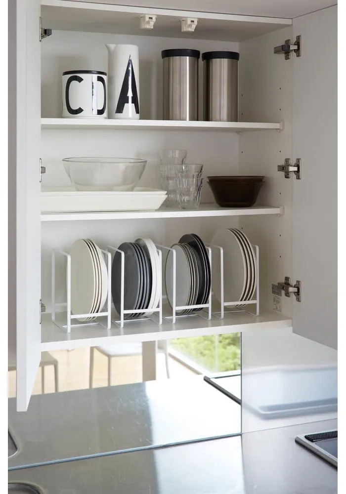 Бяла стойка за чинии Yamazaki Tower - YAMAZAKI